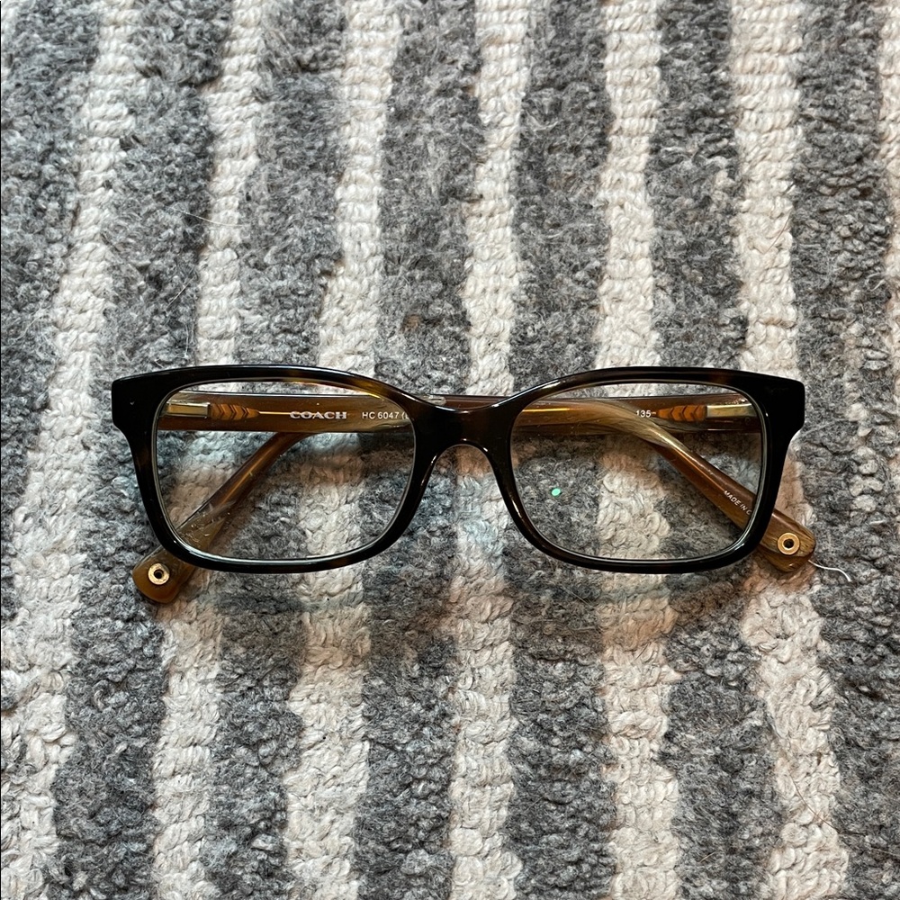 Coach Black and Brown Glasses